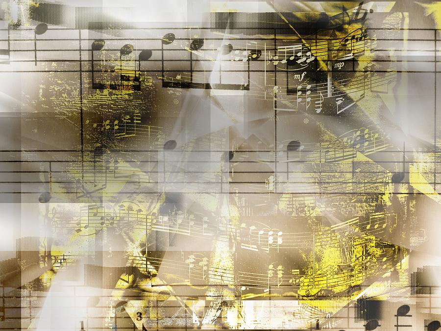 Abstract Digital Art - Musical Secrets by Art Di