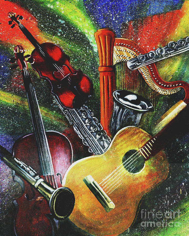 Musically Speaking Painting by Todd L Thomas