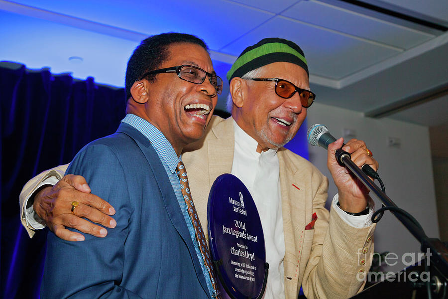 Herbie Hancock and Charles Lloyd Photograph by Craig Lovell