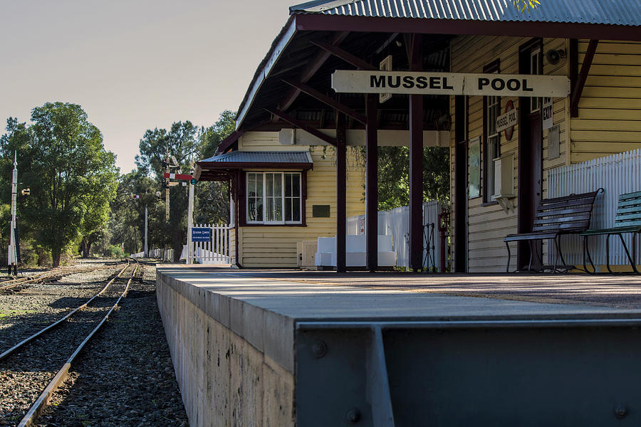 Mussel Pool Station Photograph by Tania Read
