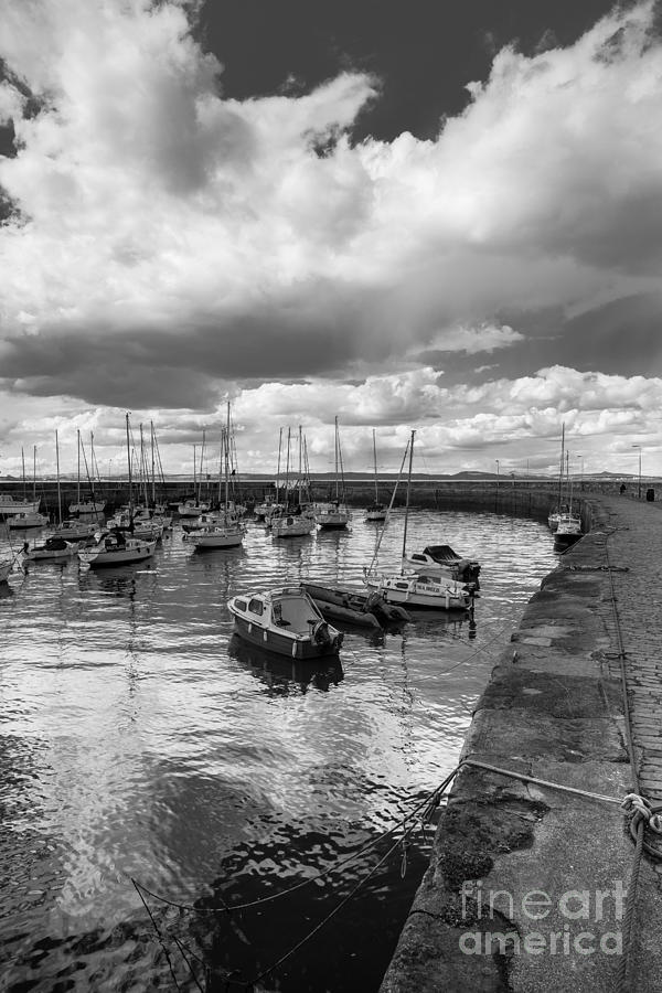 Musselburgh Harbour BW Photograph by Keith Thorburn LRPS EFIAP CPAGB