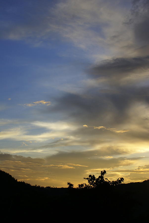Mussoorie sunset 4 Photograph by Padamvir Singh