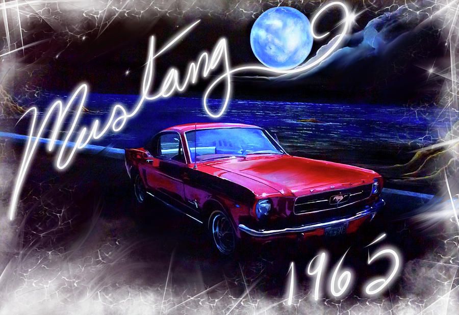 Mustang 1965 Painting