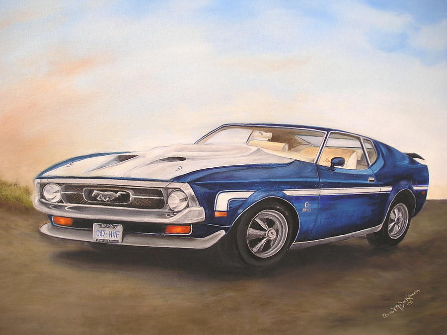 Mustang Painting by AMD Dickinson