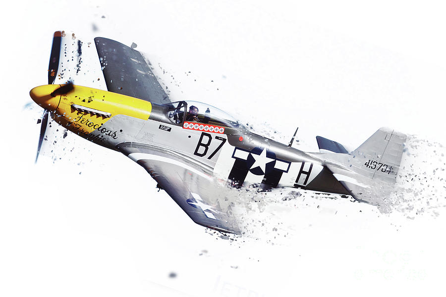 Mustang Shatter Digital Art by Airpower Art