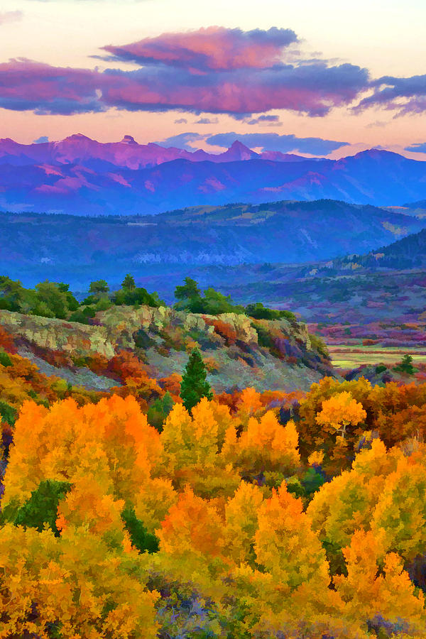 Muted Sunset Colors of Autumn Digital Art by Rick Wicker