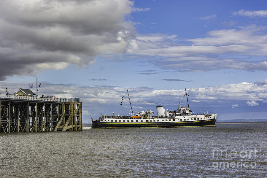 Transportation Photograph - MV Balmoral Departs by Steve Purnell