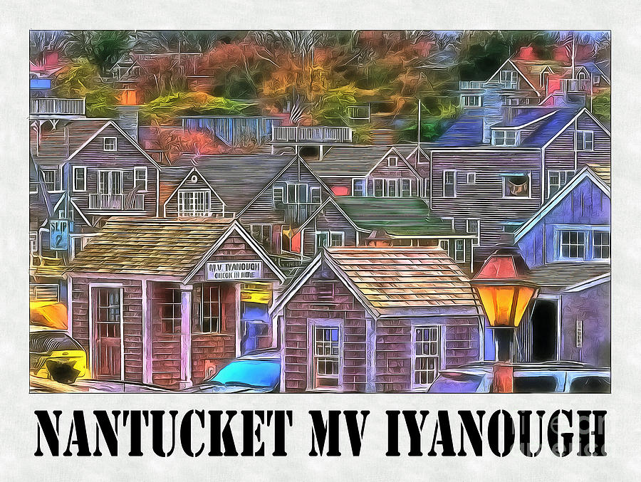 Nantucket Painting - M V Iyanough by Jack Torcello