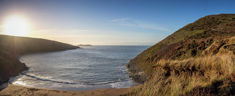 Mwnt Bay Photograph by Mark Llewellyn
