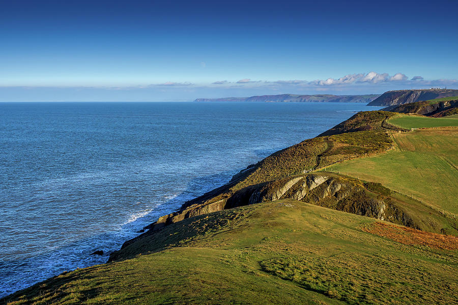 Mwnt Coastline Photograph by Mark Llewellyn
