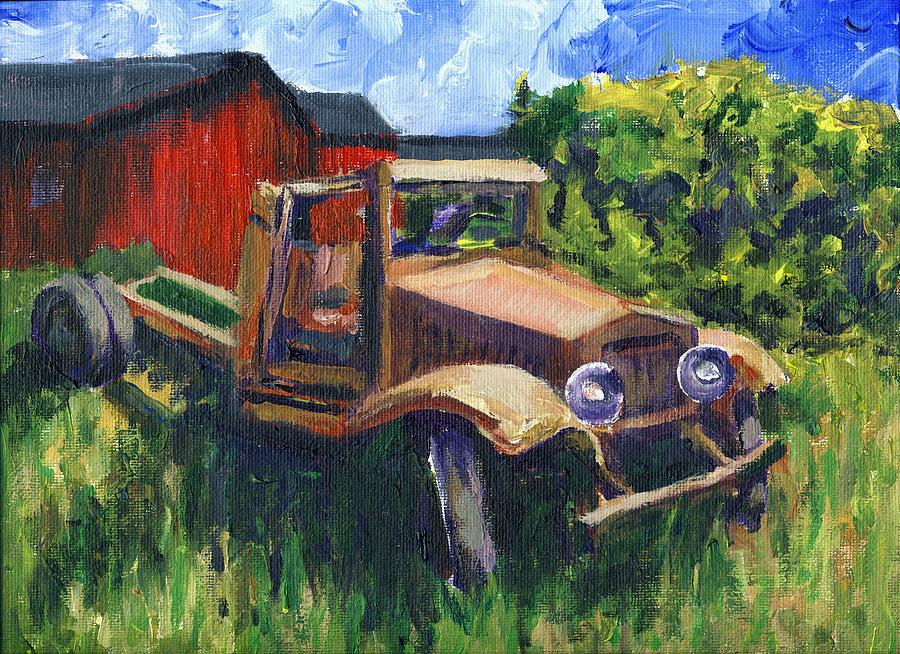 My 1931 Internation Truck Painting by Randy Sprout