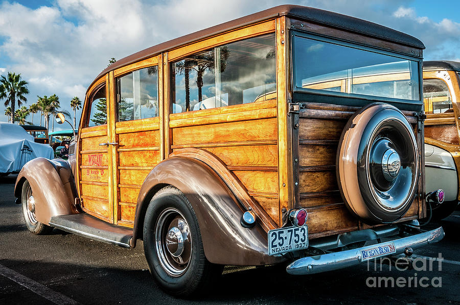 My 1937 Woodie Photograph by David Levin