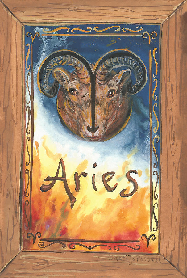 My Aries Painting by Sheri Jo Posselt