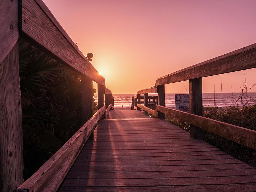 My Atlantic Dream -The Boardwalk  Photograph by Carlos Avila