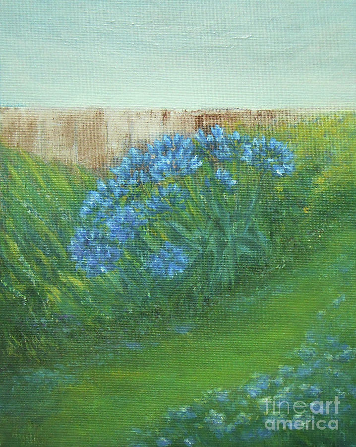 My Backyard Painting by Jane See