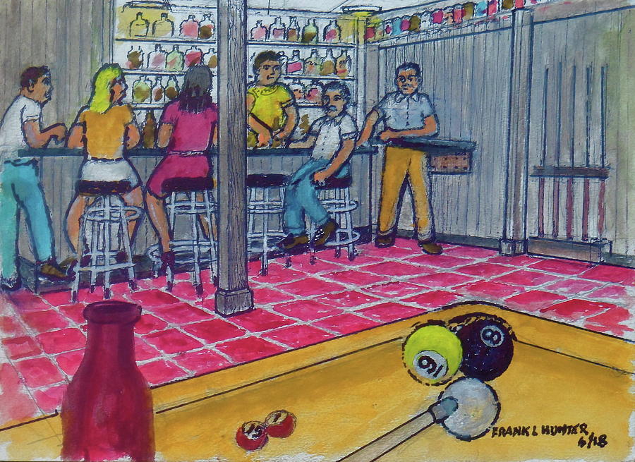My basement bar pool table Columbus Ohio Overbrook Drive 1976 by Frank Hunter My basement bar pool table Columbus Ohio Overbrook Drive 1976 by Frank Hunter
