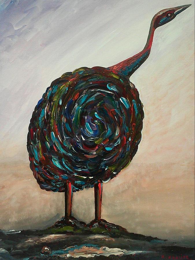 My Bird Painting by Ray Khalife