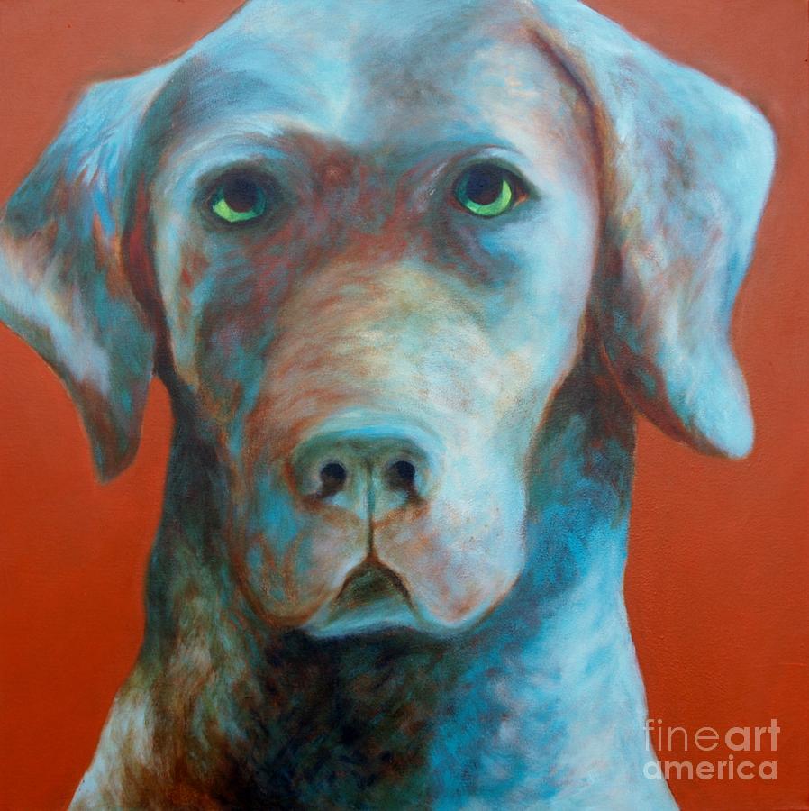 My Blue Dog Painting by Lisbet Damgaard | Fine Art America