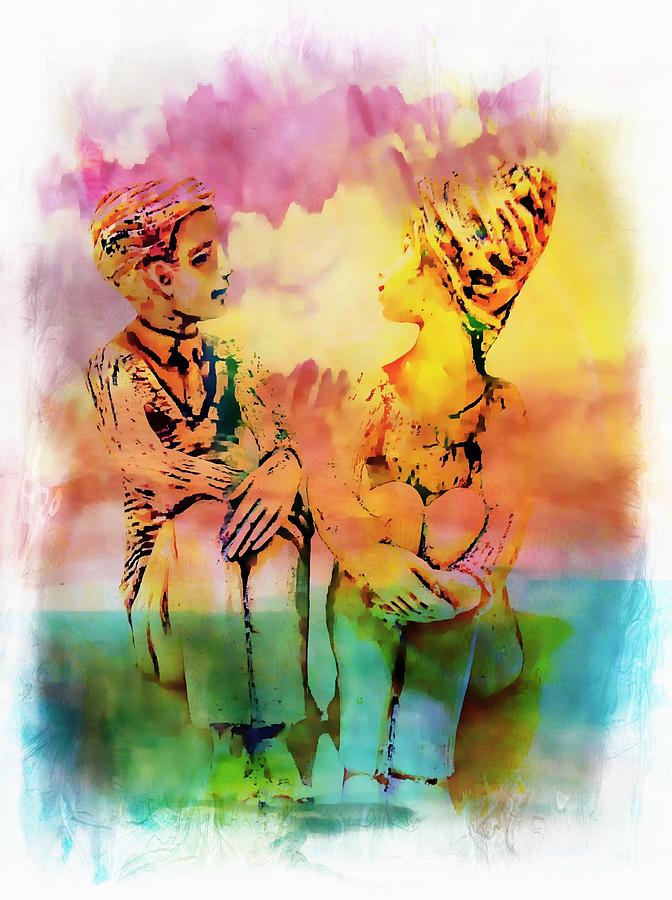 Boy Photograph - My Bonnie Lies over the Ocean by Music of the Heart Boy Photograph - My Bonnie Lies over the Ocean by Music of the Heart