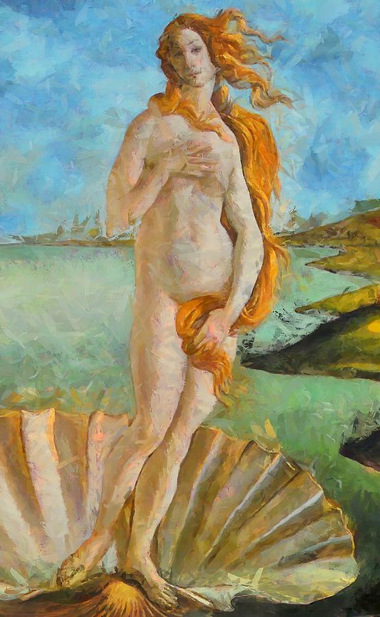 My Botticelli Venus Digital Art by Caito Junqueira