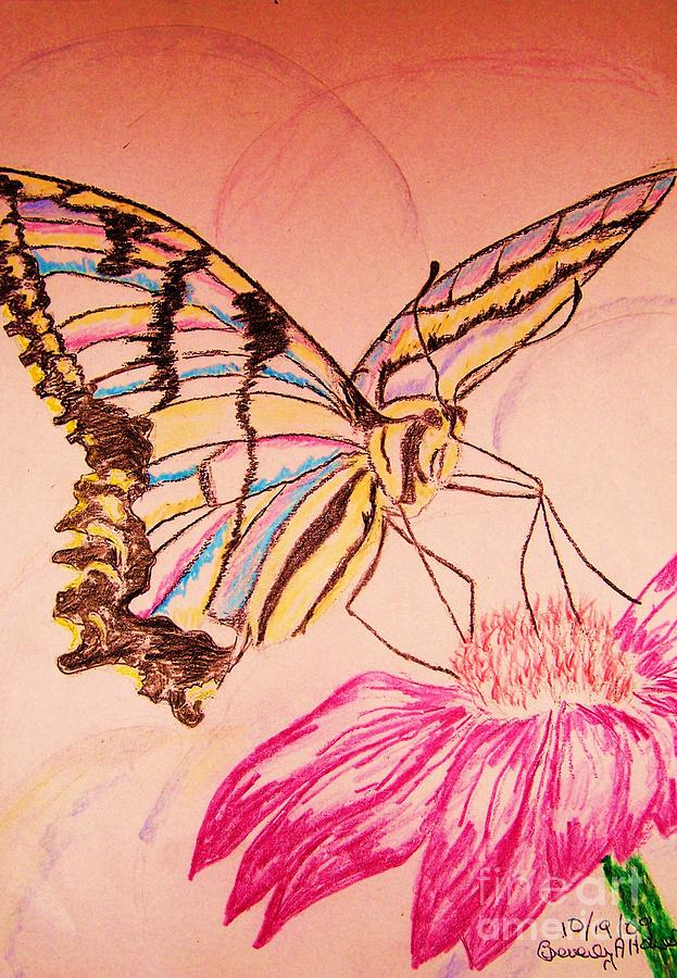 My Butterfly Greeting Card - My Butterfly by Beverly Howell