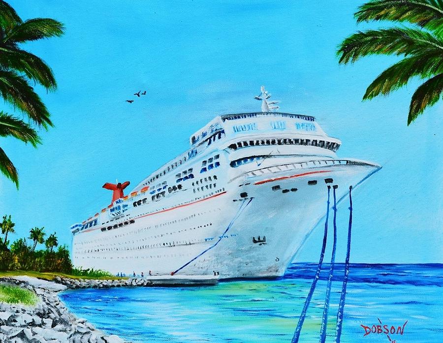 My Carnival Cruise Painting by Lloyd Dobson