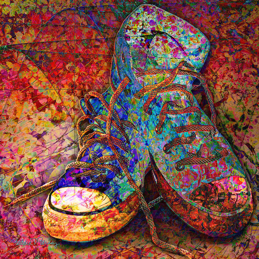 My Cool Sneakers Digital Art by Barbara Berney