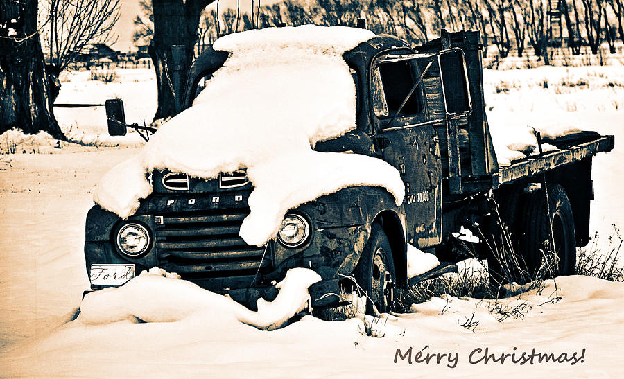 My Country Christmas Truck Photograph