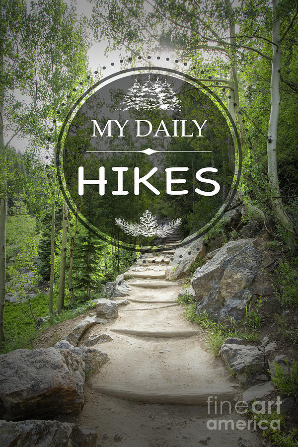 My Daily Hikes Photograph by Jean Plout
