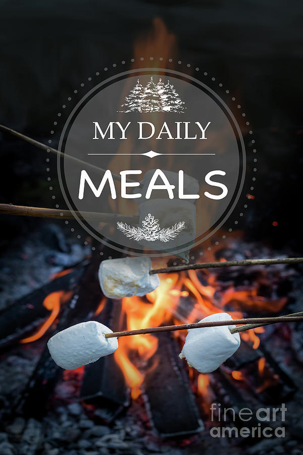 My Daily Meals Photograph by Jean Plout