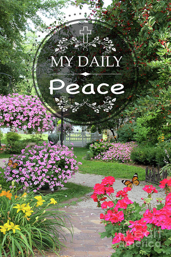 My Daily Peace Digital Art by Jean Plout
