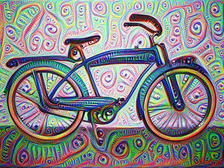 My Dream Bike Painting by Bill Cannon