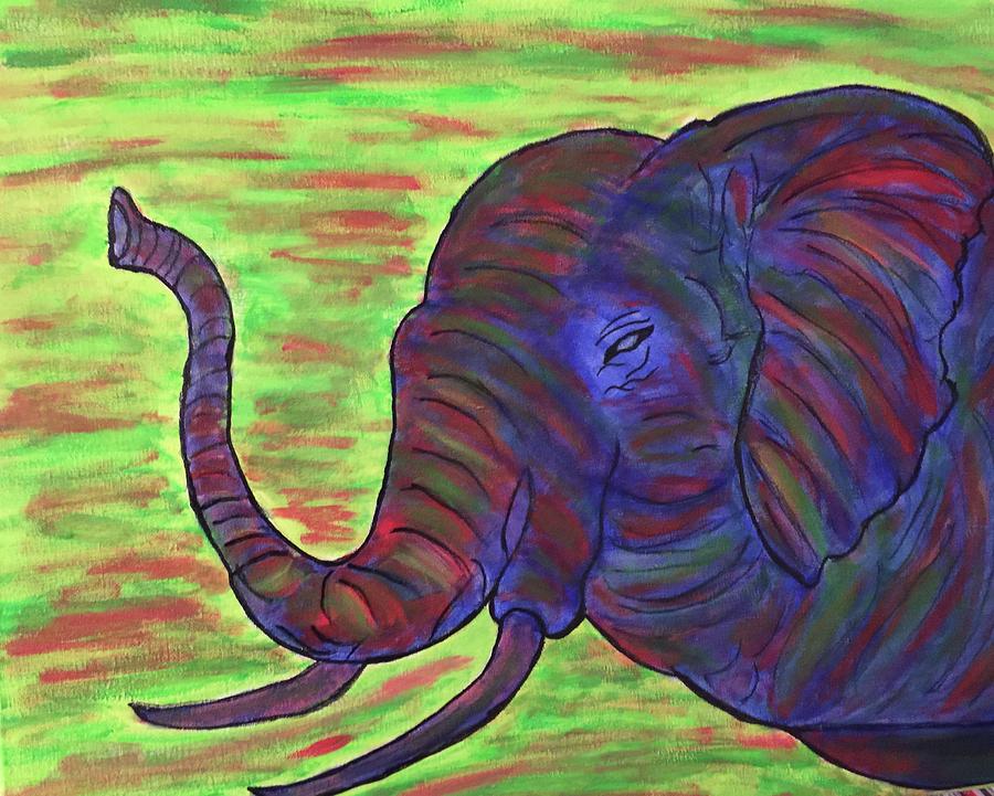 My Elephant Painting by Joanne Dash - Fine Art America