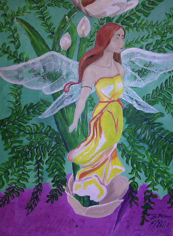My Fairy Painting by Burma Brown