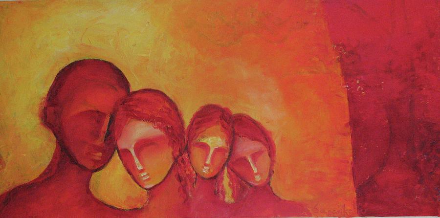 My Family Painting By Sagarika Sen - Fine Art America