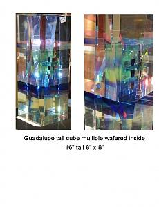My Fathers House- Glass Cube Glass Art by Guadalupe Glass-peter Vanderlaan My Fathers House- Glass Cube Glass Art by Guadalupe Glass-peter Vanderlaan