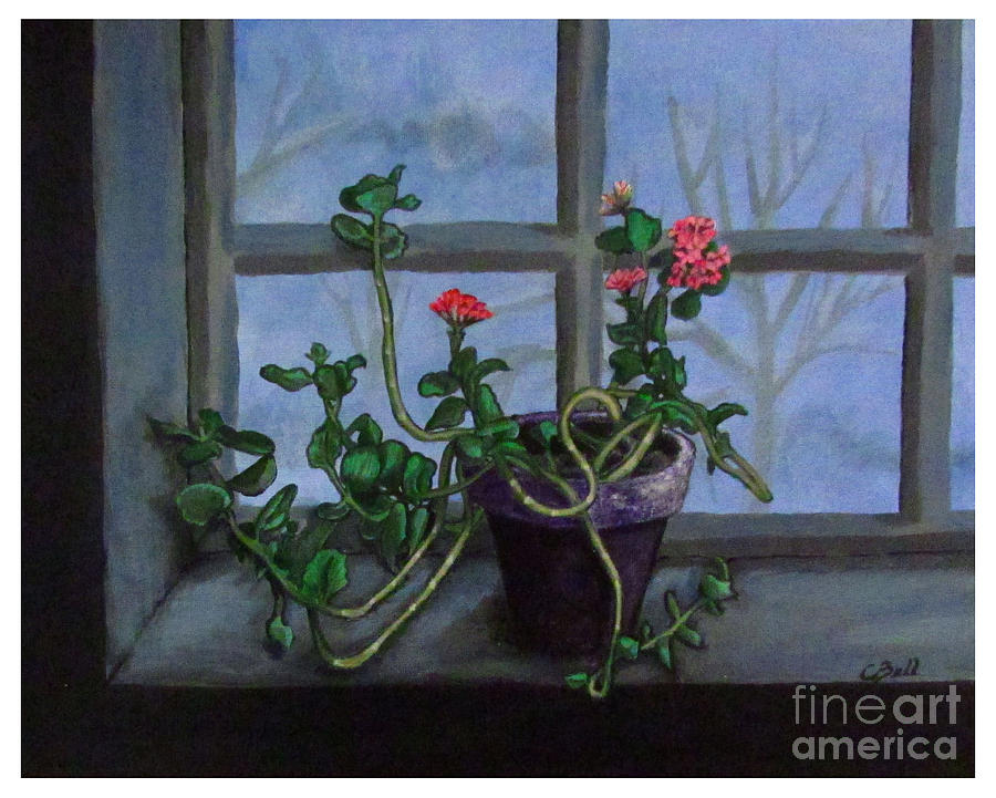 Winter Painting - My Fathers Winter Blooms by Chris Bell