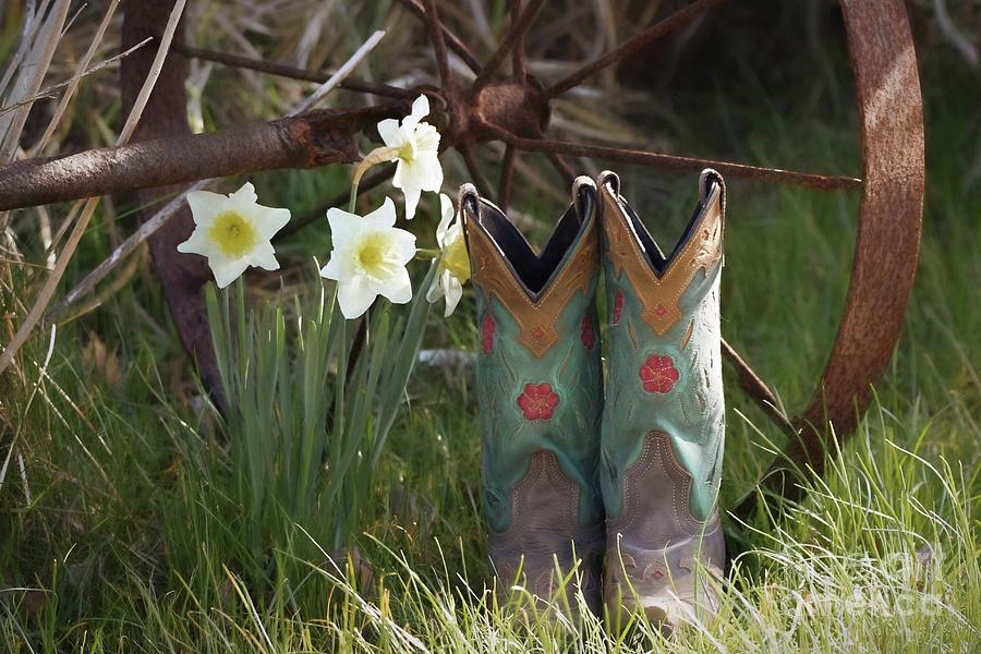 Her Favorite Boots Photograph by Benanne Stiens