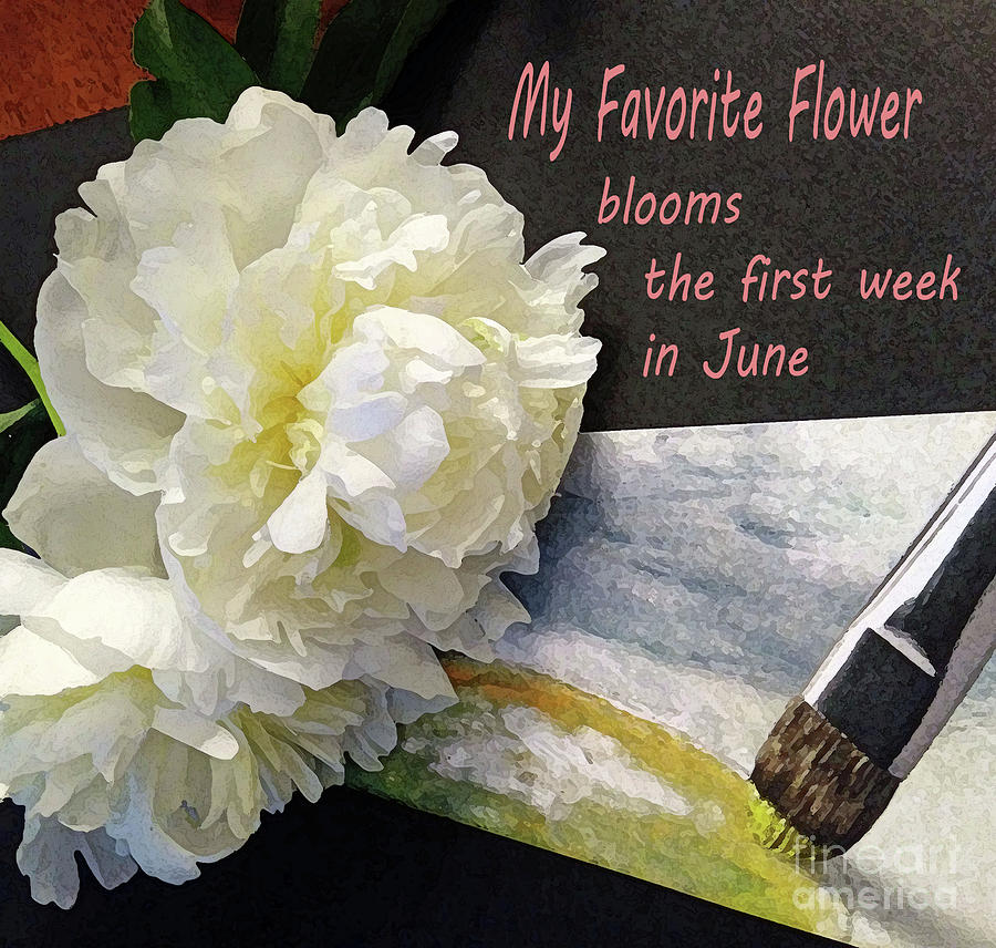 My Favorite Flower Mixed Media by Rita Brown