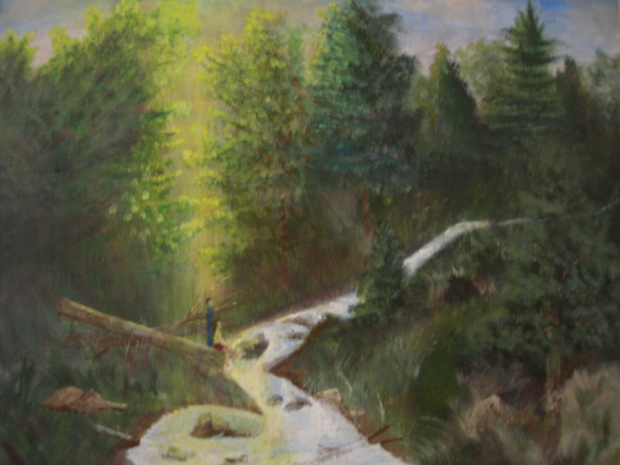 Landscape Painting - My Favorite Spot by Jack Hampton Landscape Painting - My Favorite Spot by Jack Hampton