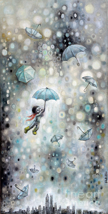 My Favorite Umbrella Painting by Manami Lingerfelt