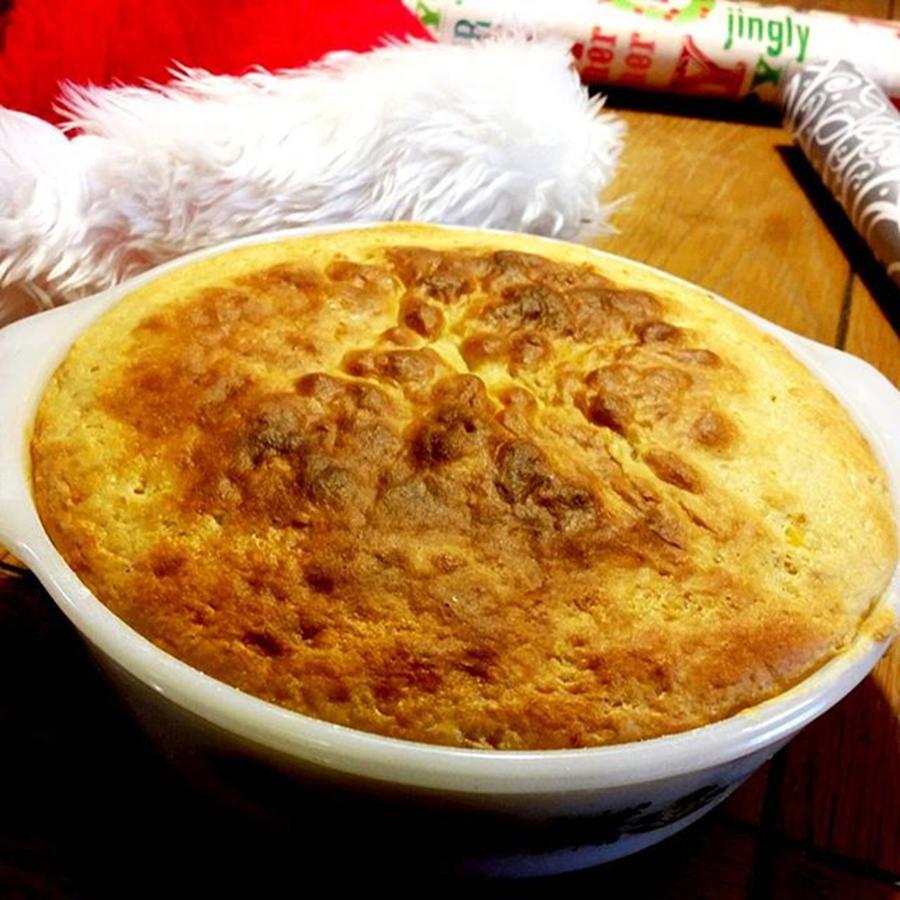 Joy Photograph - My First #cornpudding ..it Looks by Robin Mead