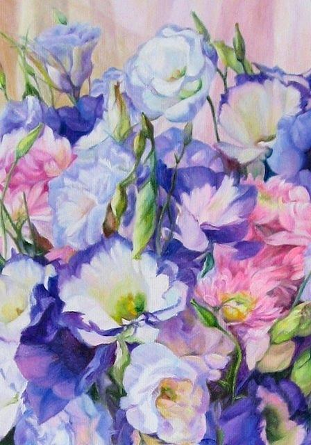 Flower Painting - My flowers.  by Maya Bukhina