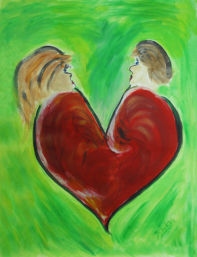 My Funny Valentine Painting by Donna Blackhall