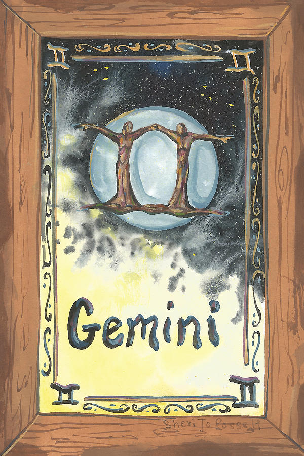 My Gemini Painting by Sheri Jo Posselt