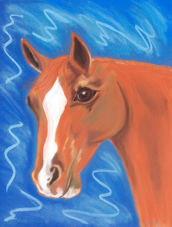 Horse Pastel - My Girl by Christine Crosby