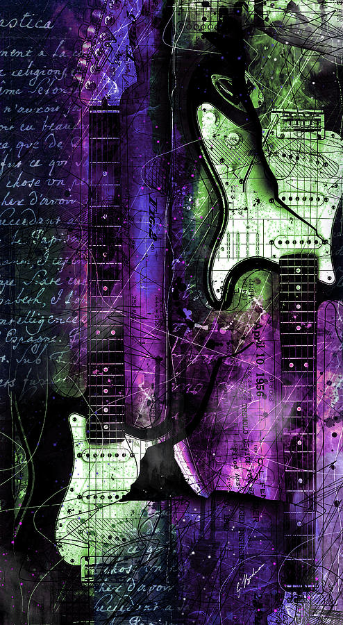 My Guitar Gently Weeps Digital Art by Gary Bodnar