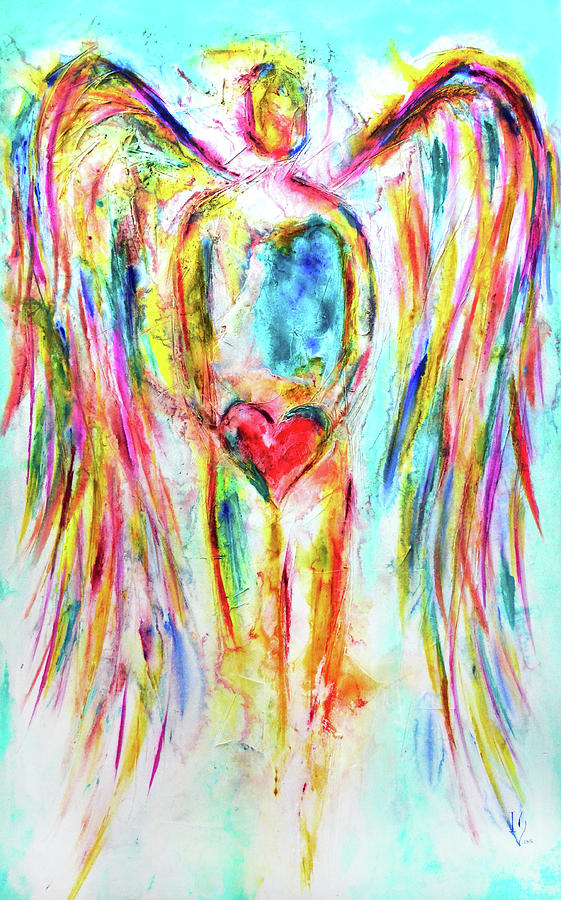 My heart Painting by Ivan Guaderrama