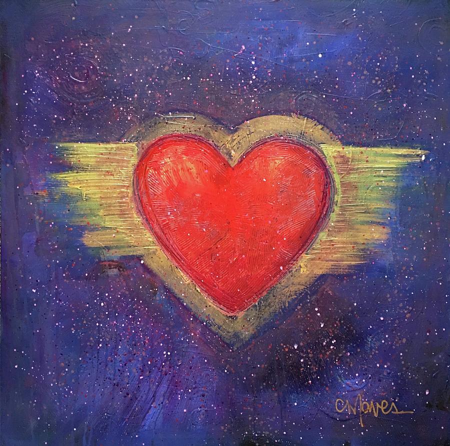 My Heart My Strength Painting by Laurie Maves ART