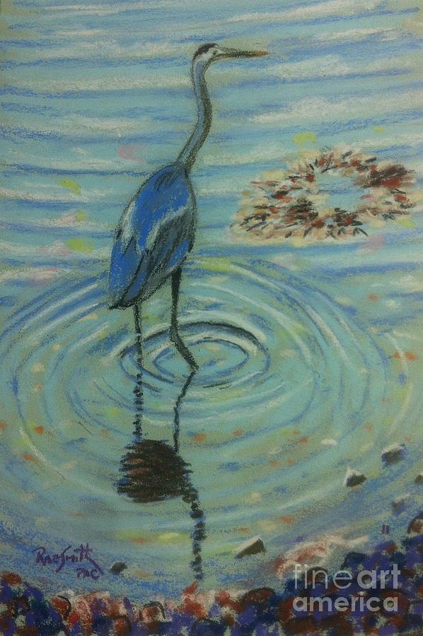 My Heron Pastel by Rae  Smith